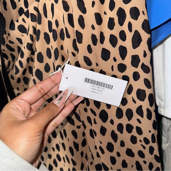 Reformation Terri Dress in Bobcat Romantic Soft Girl - Picture 9 of 17